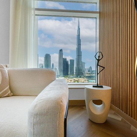 Upgraded Apartment With Stunning Burj Khalifa View Dubái Exterior foto